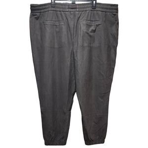Athleta Farollon Mid Rise Joggers Size 26 Gray Drawstring‎ Elastic Waist